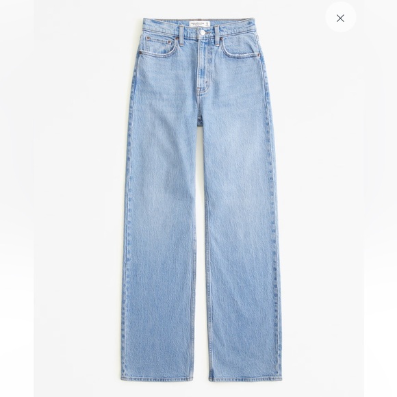 A&F High rise 90s relaxed Jean 25 Extra short - Picture 5 of 5